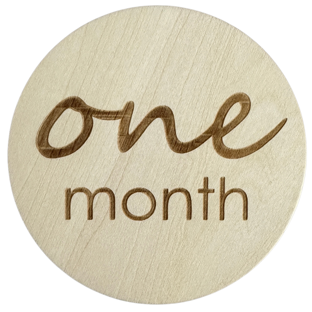 Baby Monthly Milestone Cards