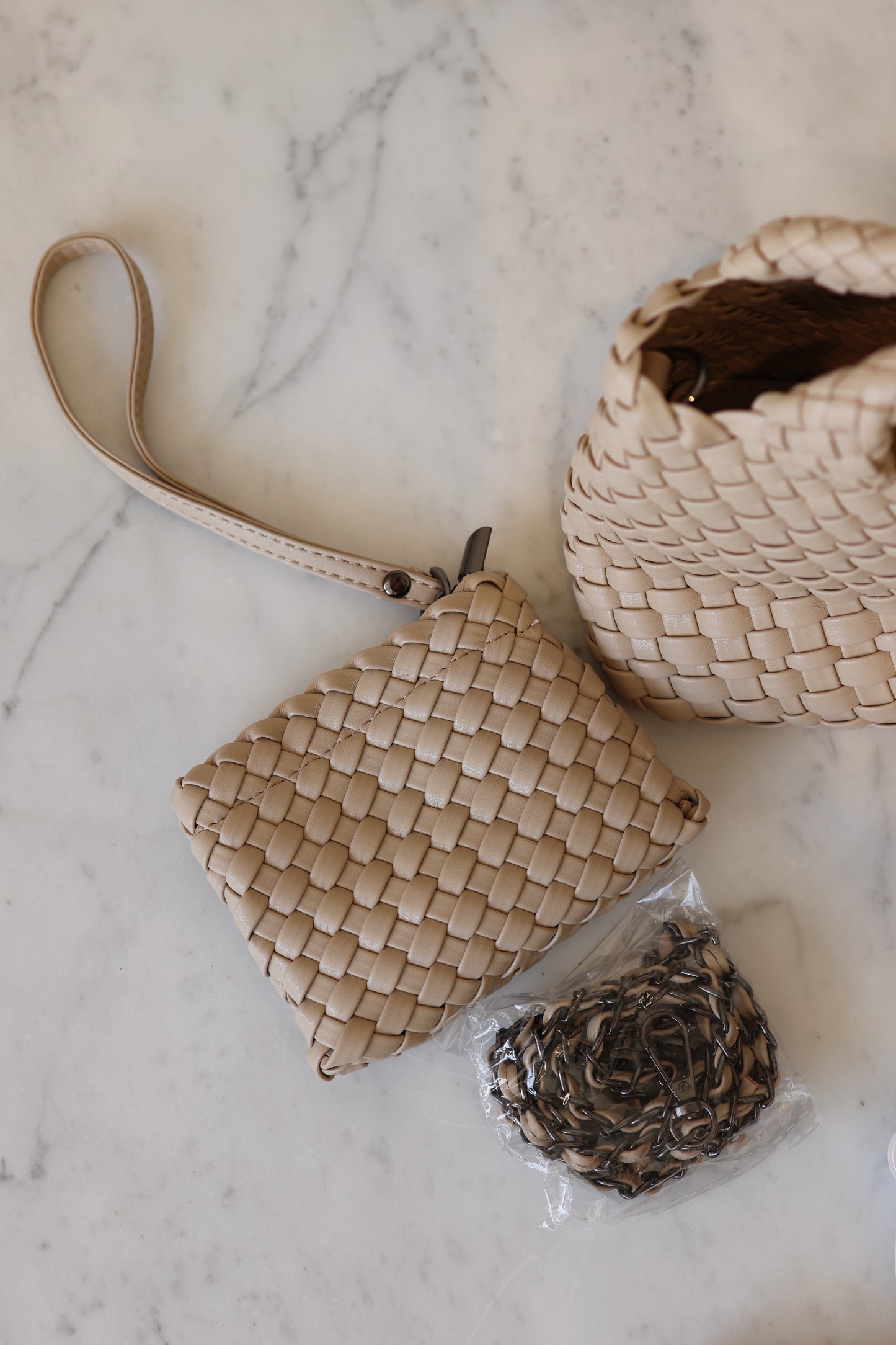 Khaki Crossbody Bag