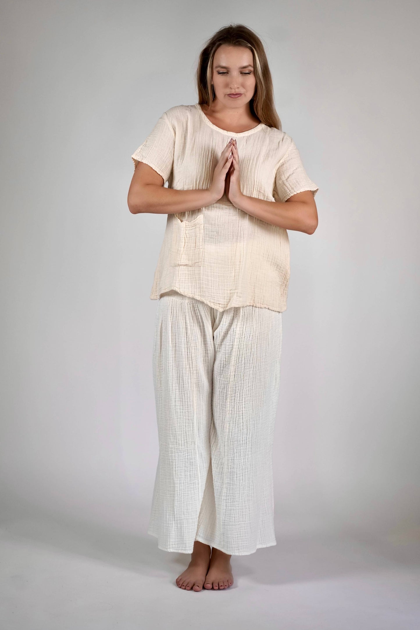 Arpa Cotton Gauze Pants / One Size