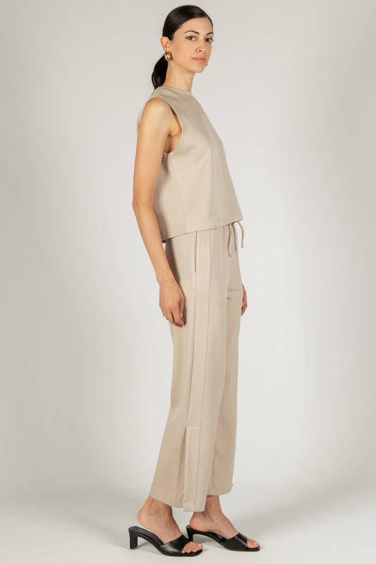Wide Leg Pants- Taupe
