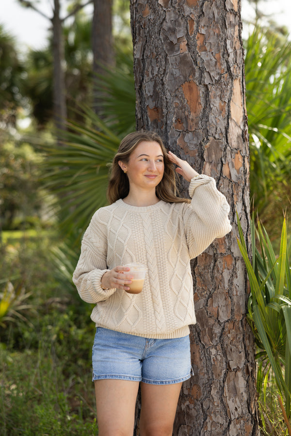 Newport Sweater- Natural