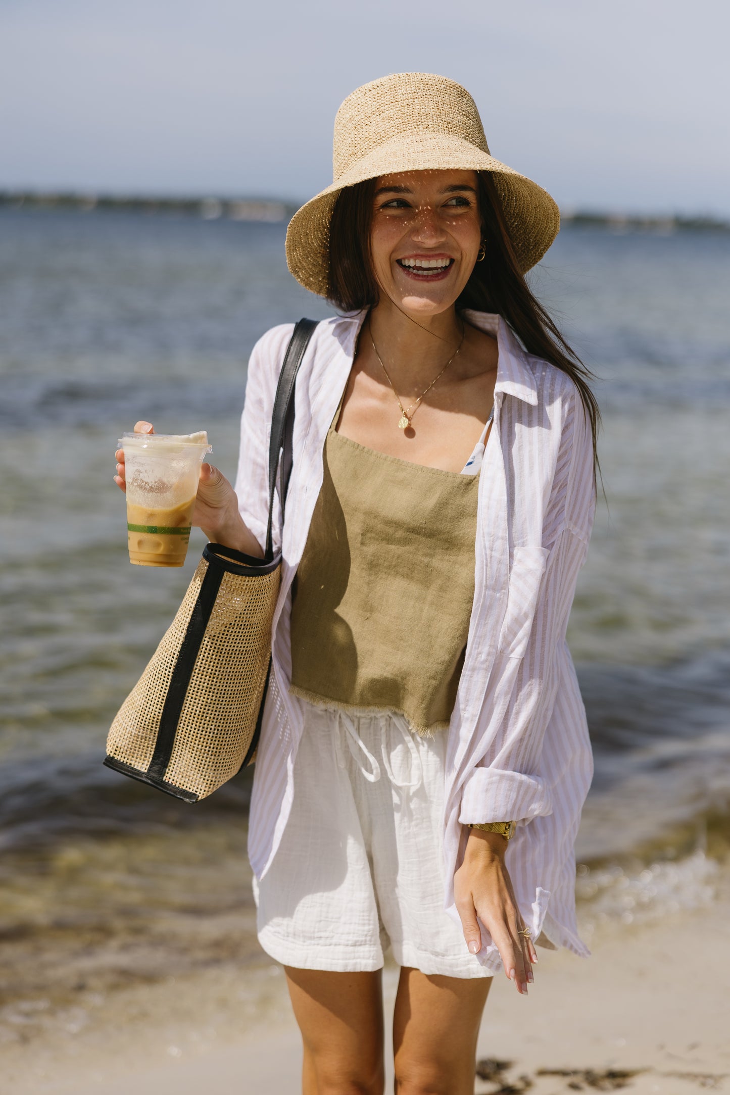Raffia Bucket Hat