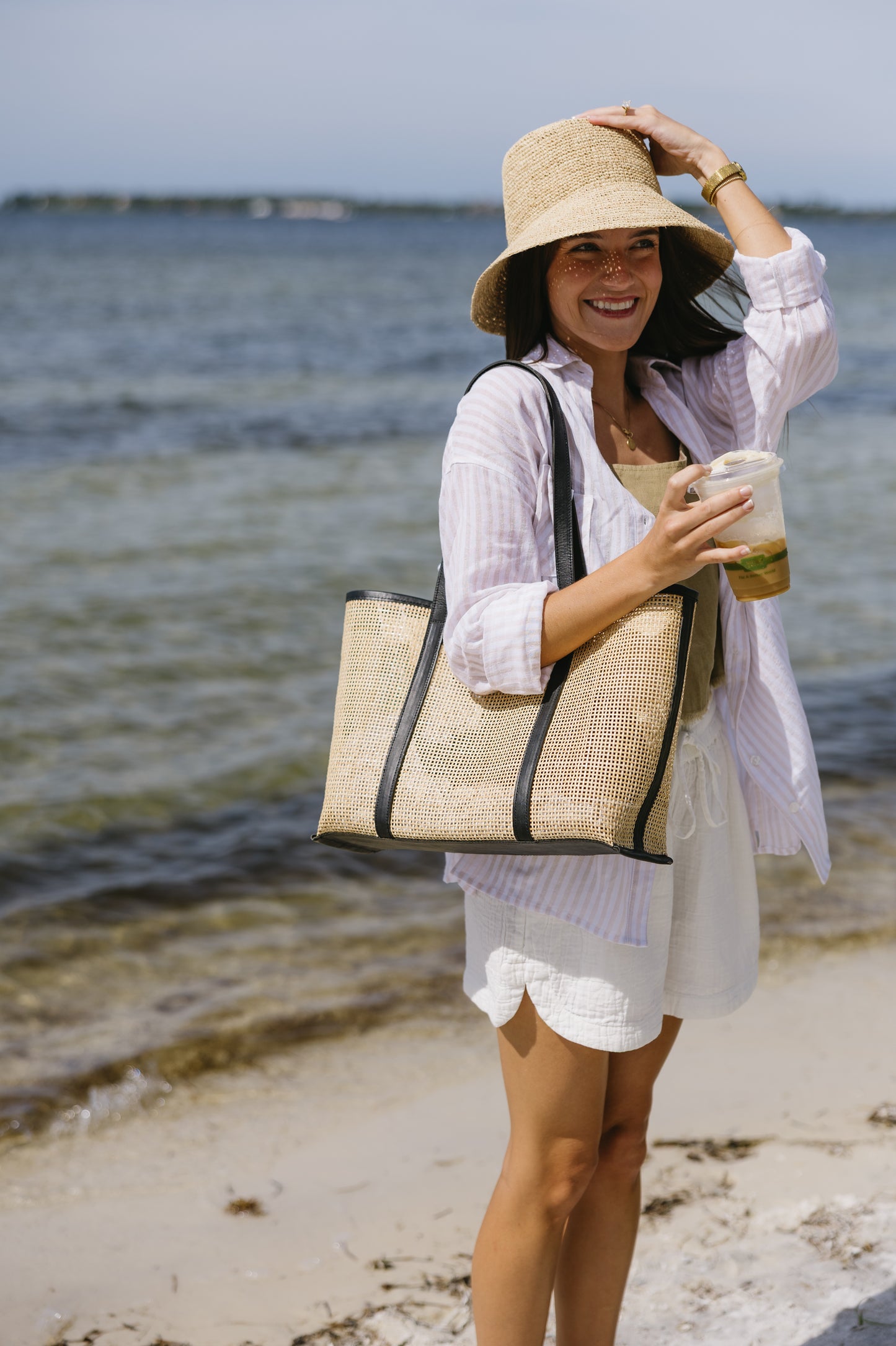 Raffia Bucket Hat