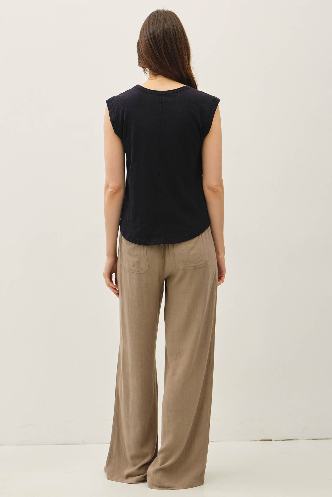 Cap Sleeve Top- Black
