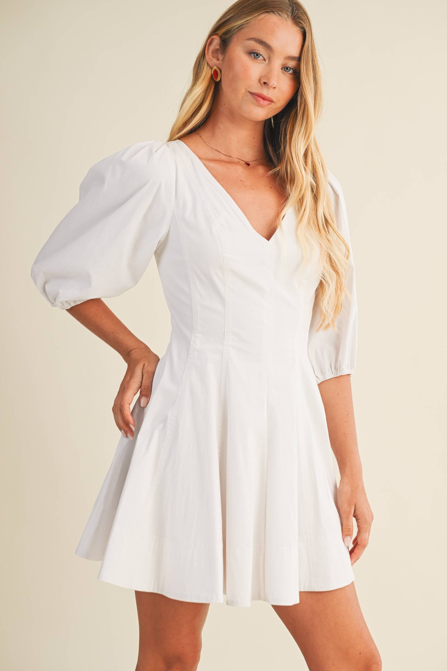Puff Sleeve Dress