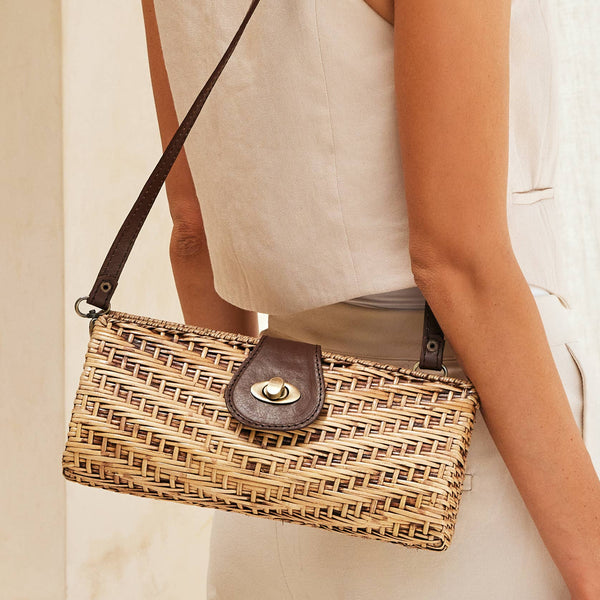 Rattan Convertable Clutch