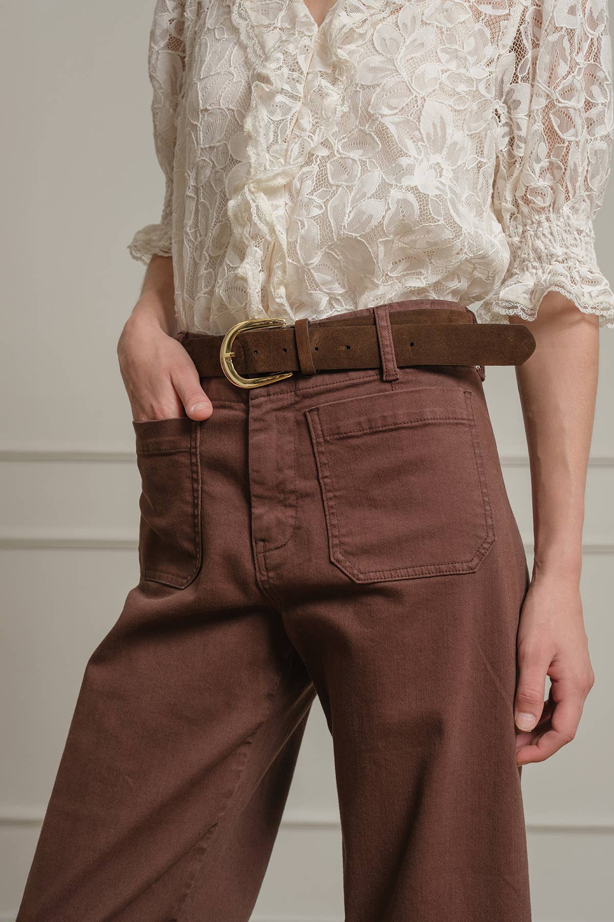 High Waist Wide Leg Pant