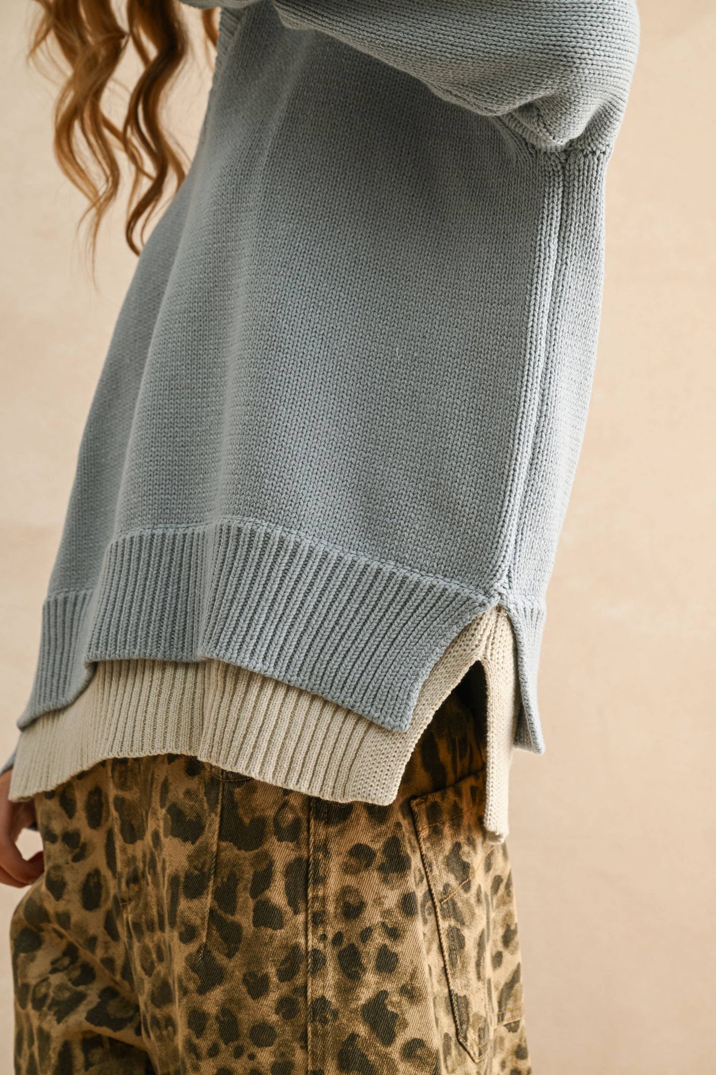 Layered Sweater Top