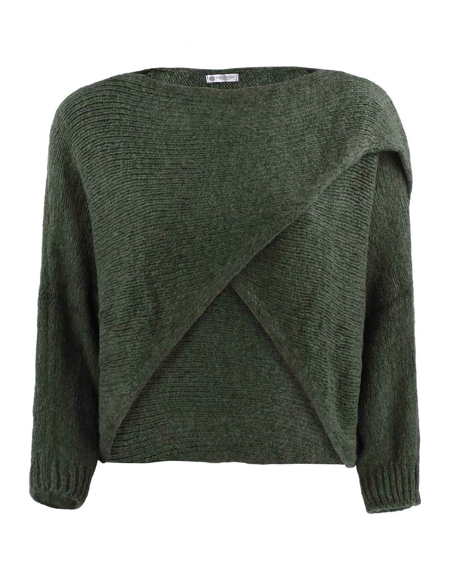 Alessandra Knit Wrap - Moss