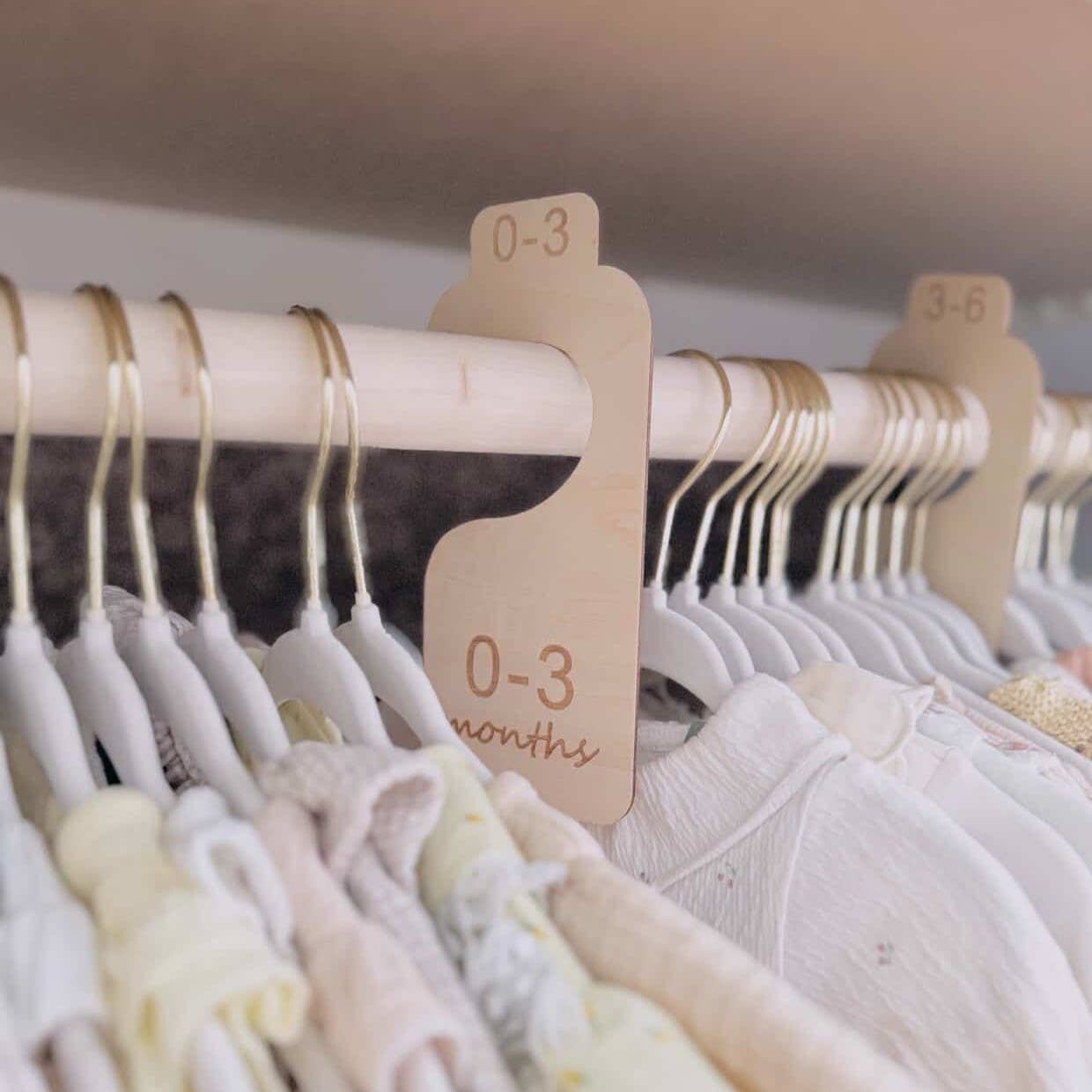 Baby Closet Hanger Dividers