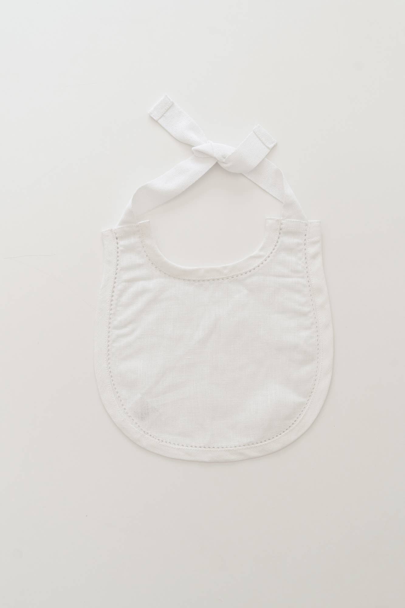 100% Linen Keepsake Baby Bib Gift Set