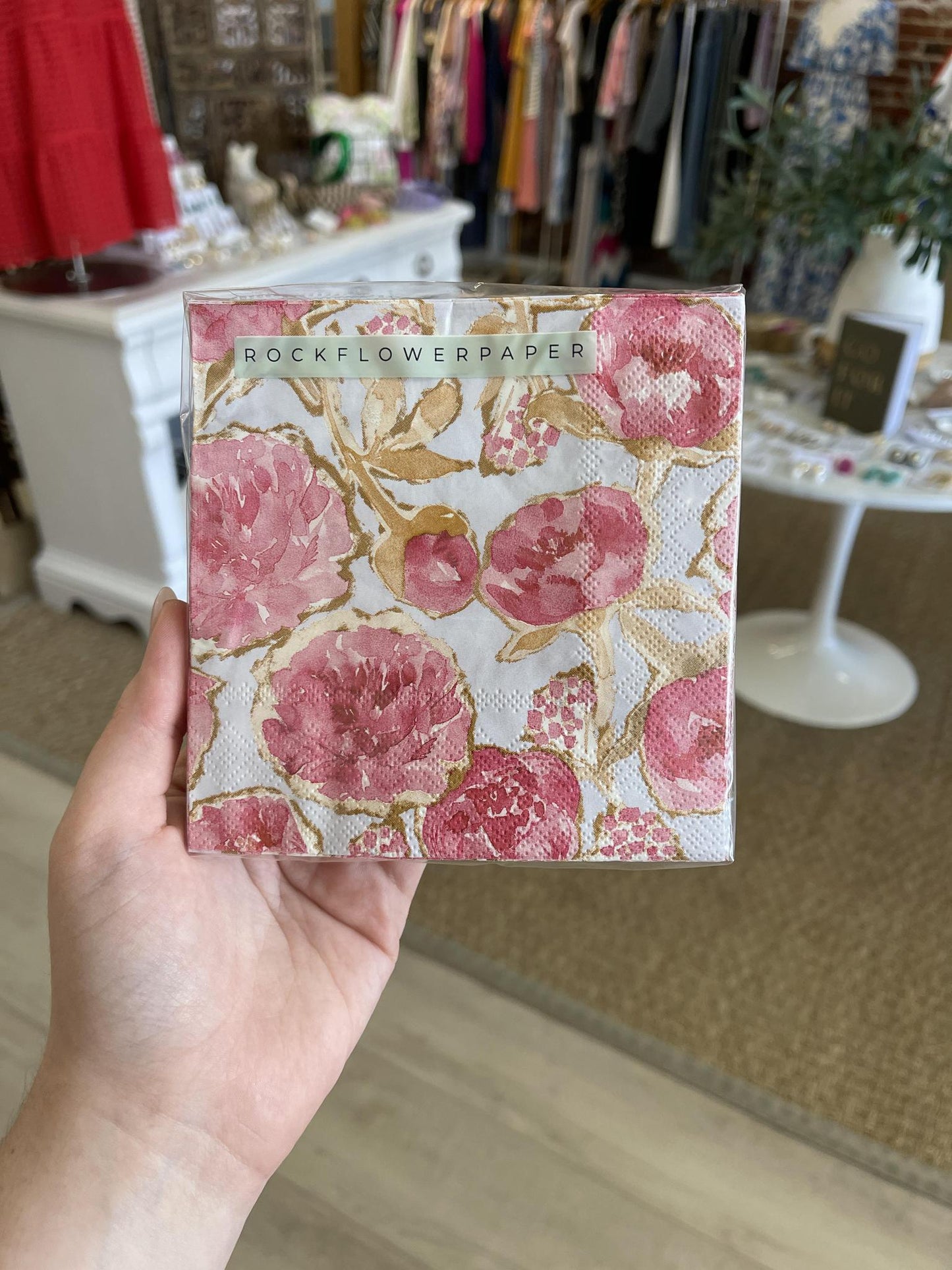 Peonies Paper Napkins, Pack of 20