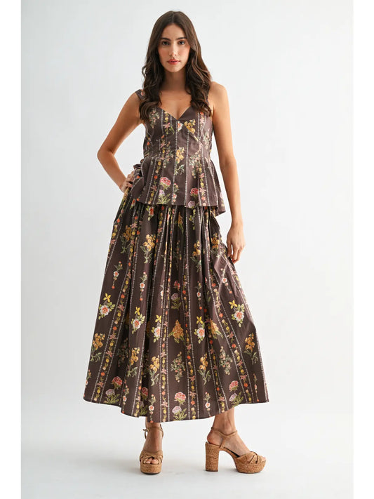 The Betty Floral Skirt
