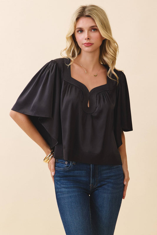 Lydia Drape Top