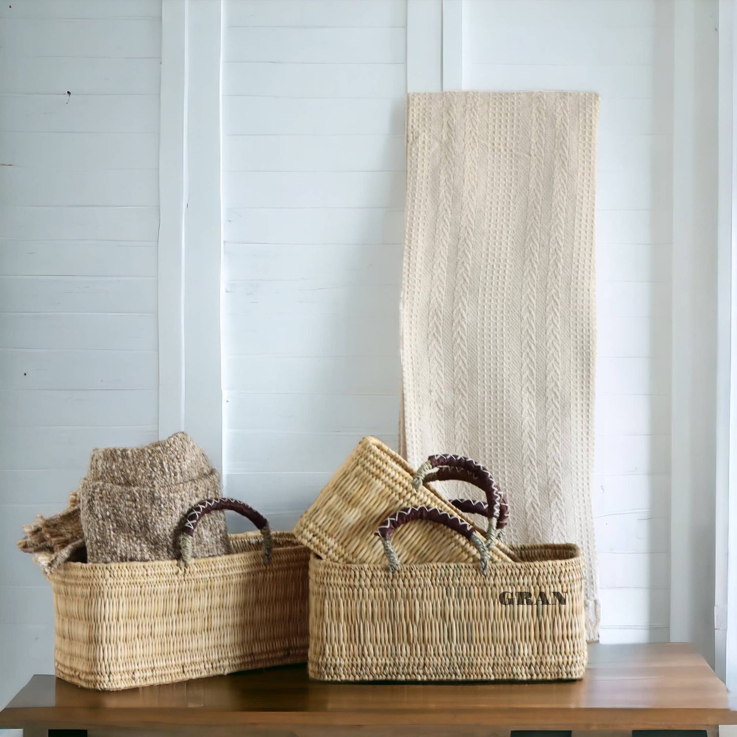 Handwoven Moroccan Baskets