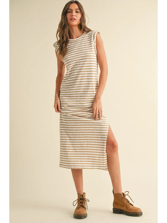 Tara Striped Long Dress
