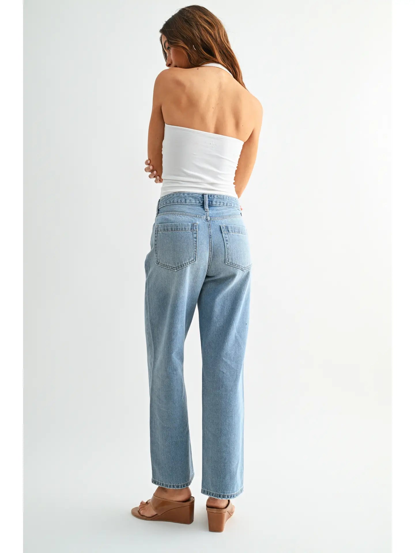 High Rise Loose Fit Straight