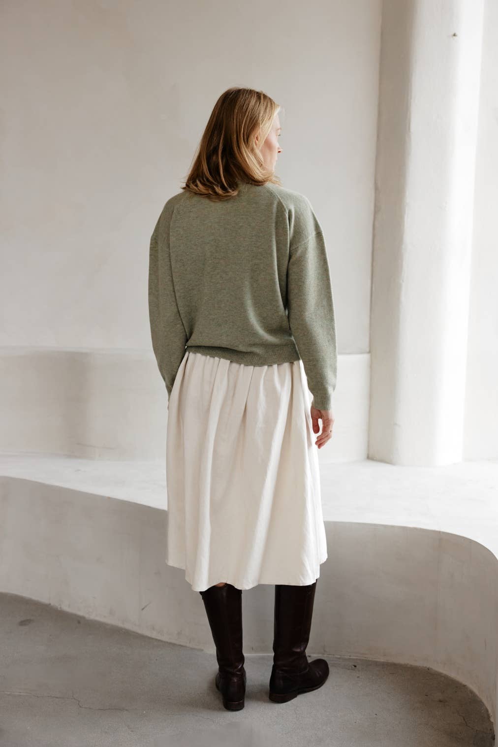 The Sutton Sweater - Sage