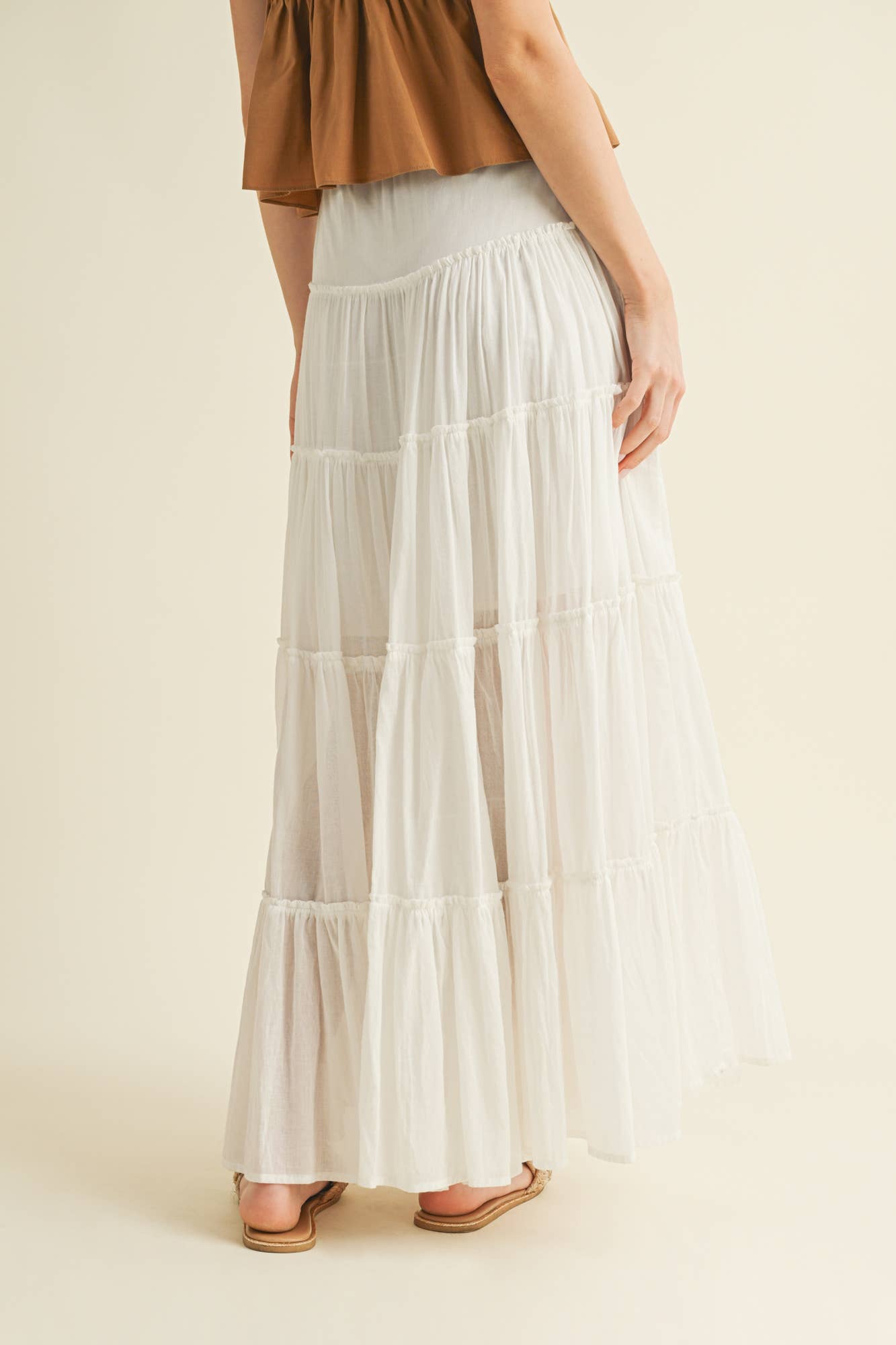 Tiered Maxi Skirt