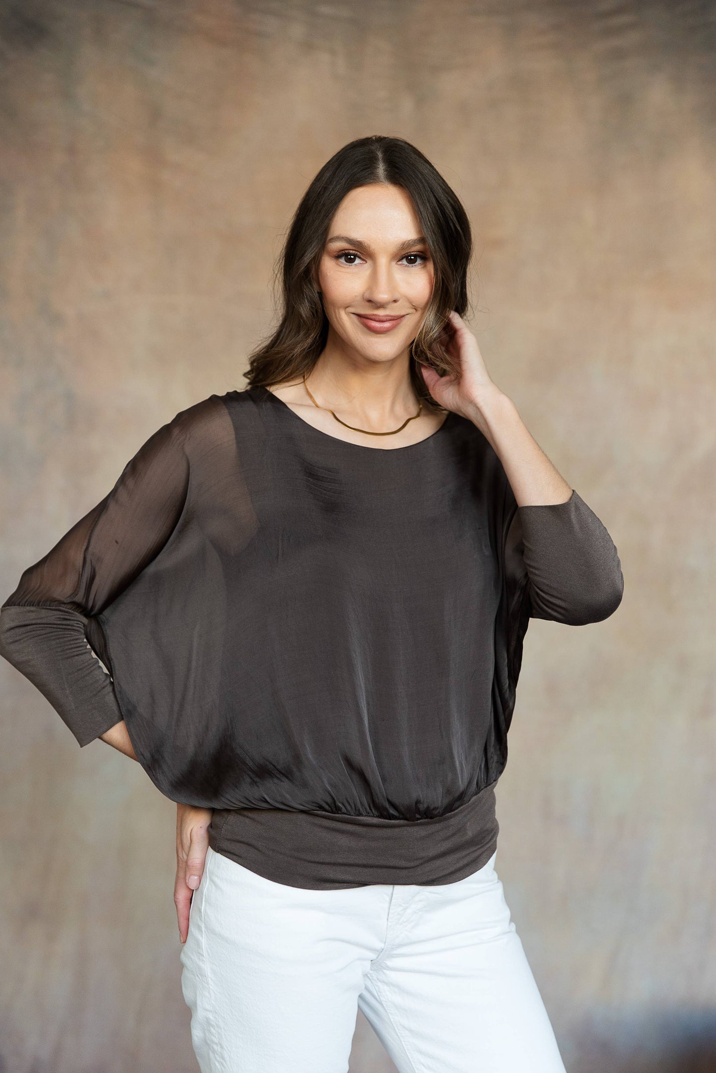 Cassandra Silk Top