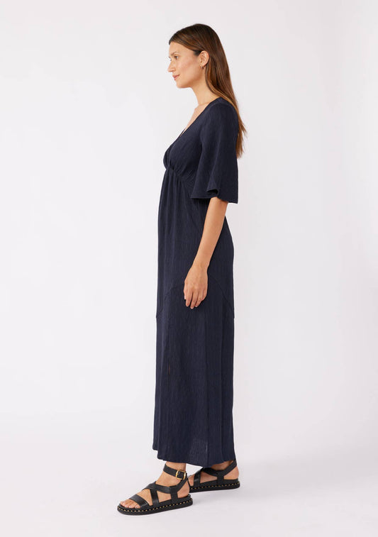 Empire Maxi Dress - Navy