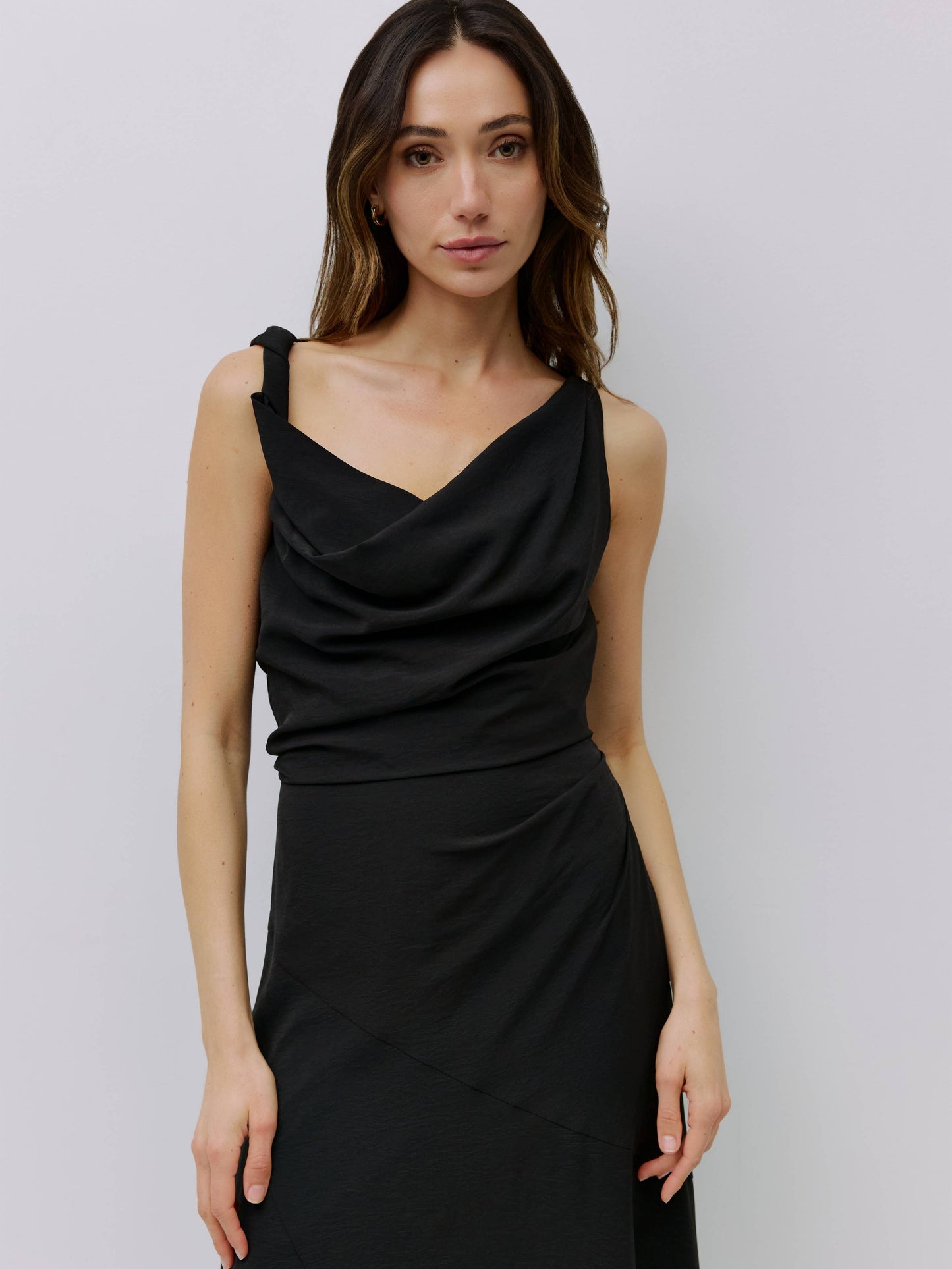 The Renee Dress | Cowl Neck Dress
