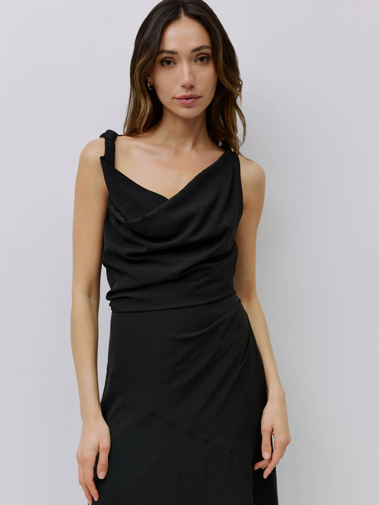 The Renee Dress | Cowl Neck Dress