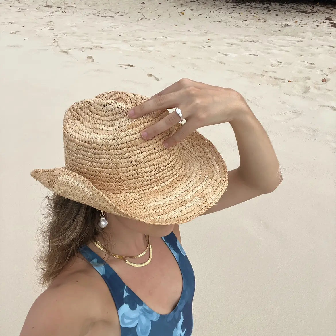 Milly Raffia Cowboy Hat