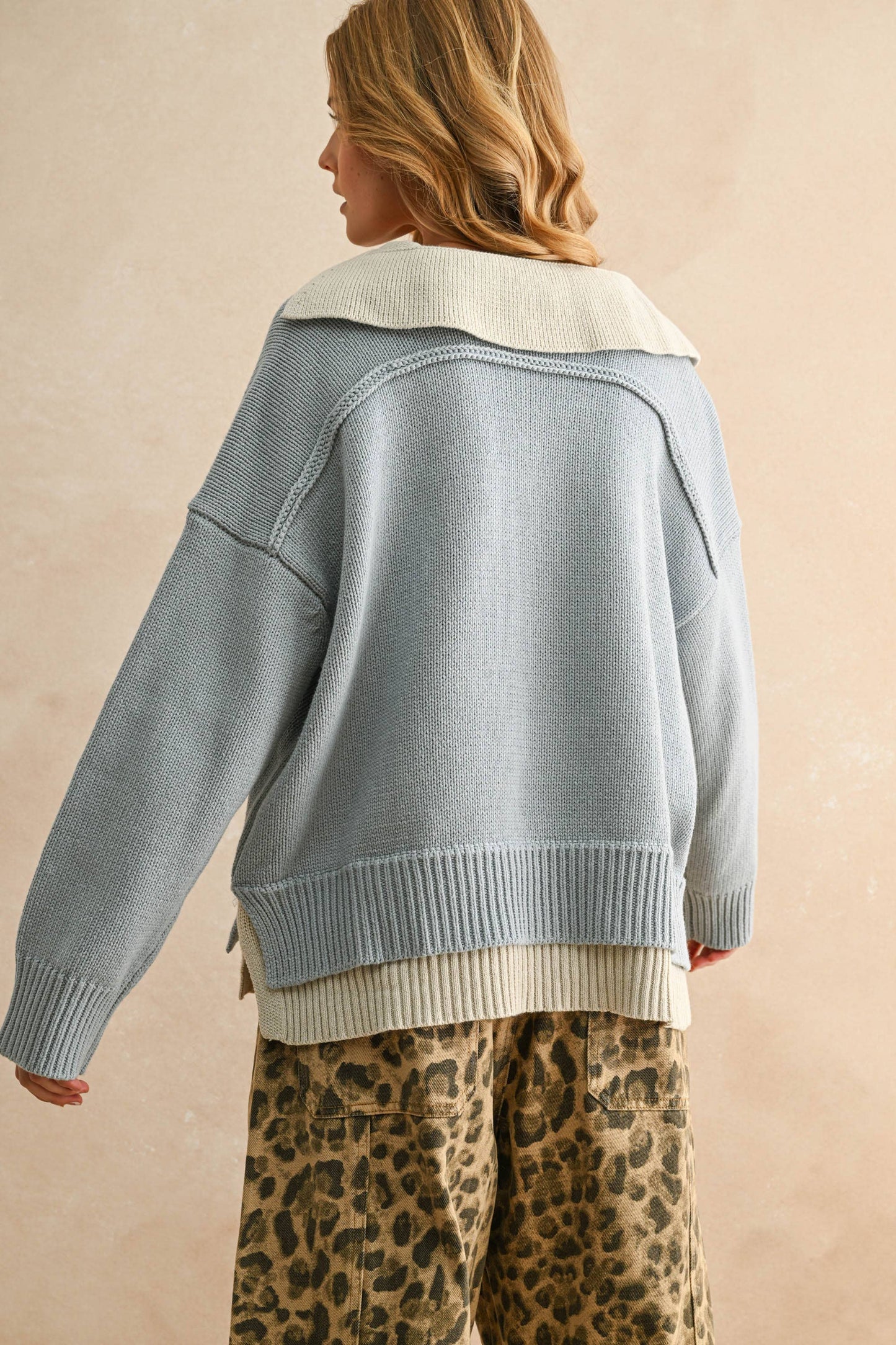 Layered Sweater Top