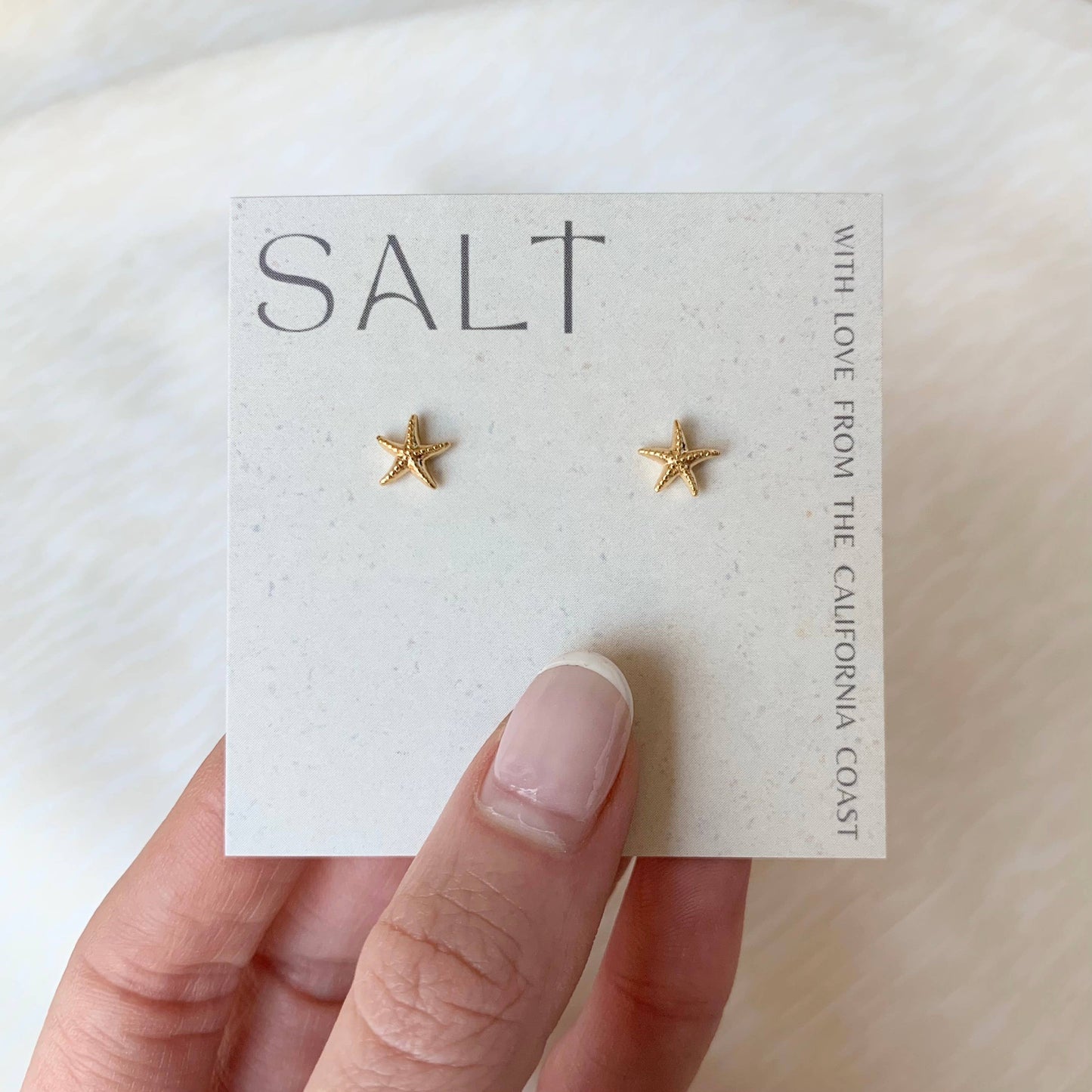 Starfish Studs: 18k Gold