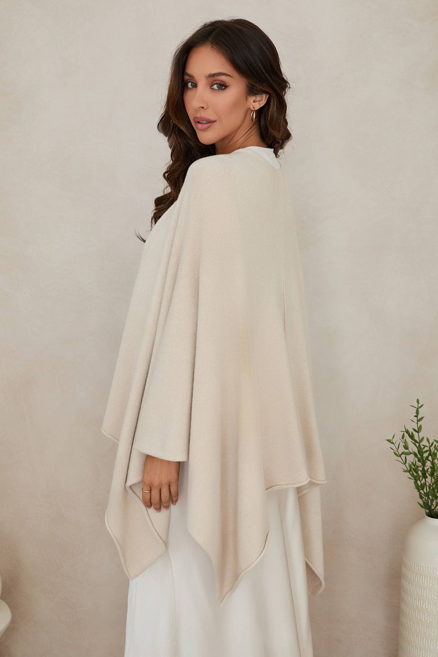 Knit Cardigan- Beige