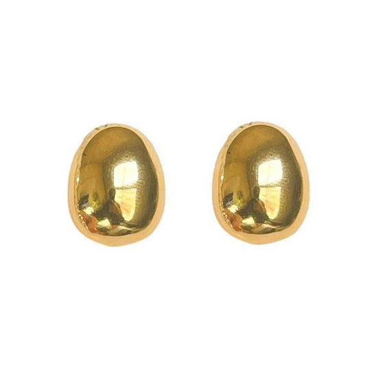Gold Gumdrop Earring