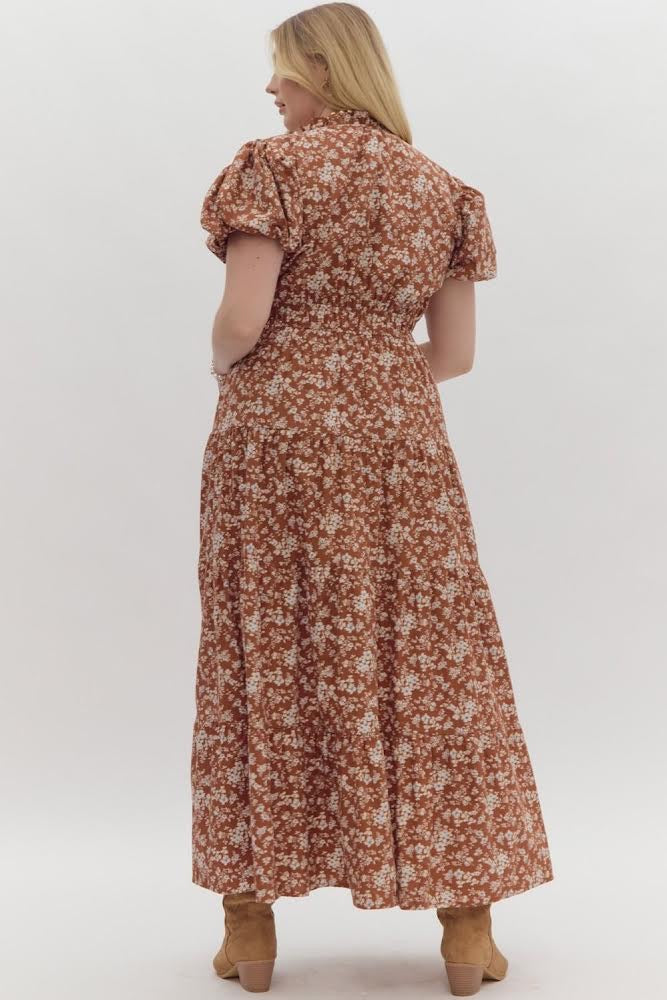 Chelsea Chestnut Maxi Dress