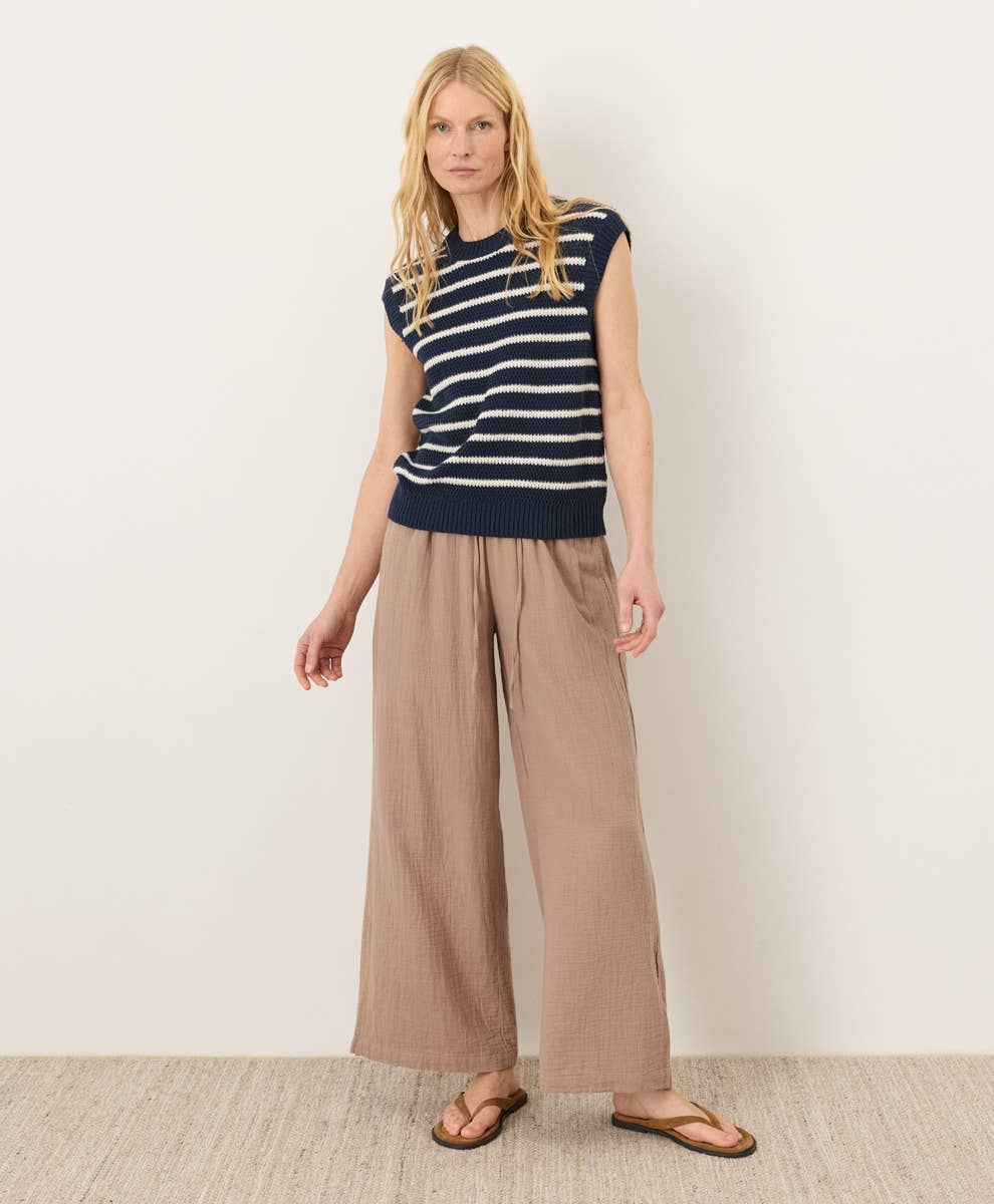 Seabreeze Striped Knit Top