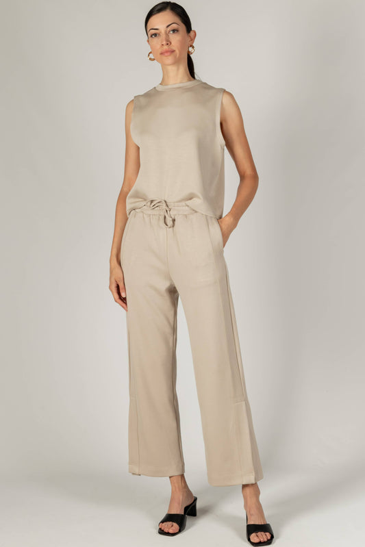 Wide Leg Pants- Taupe