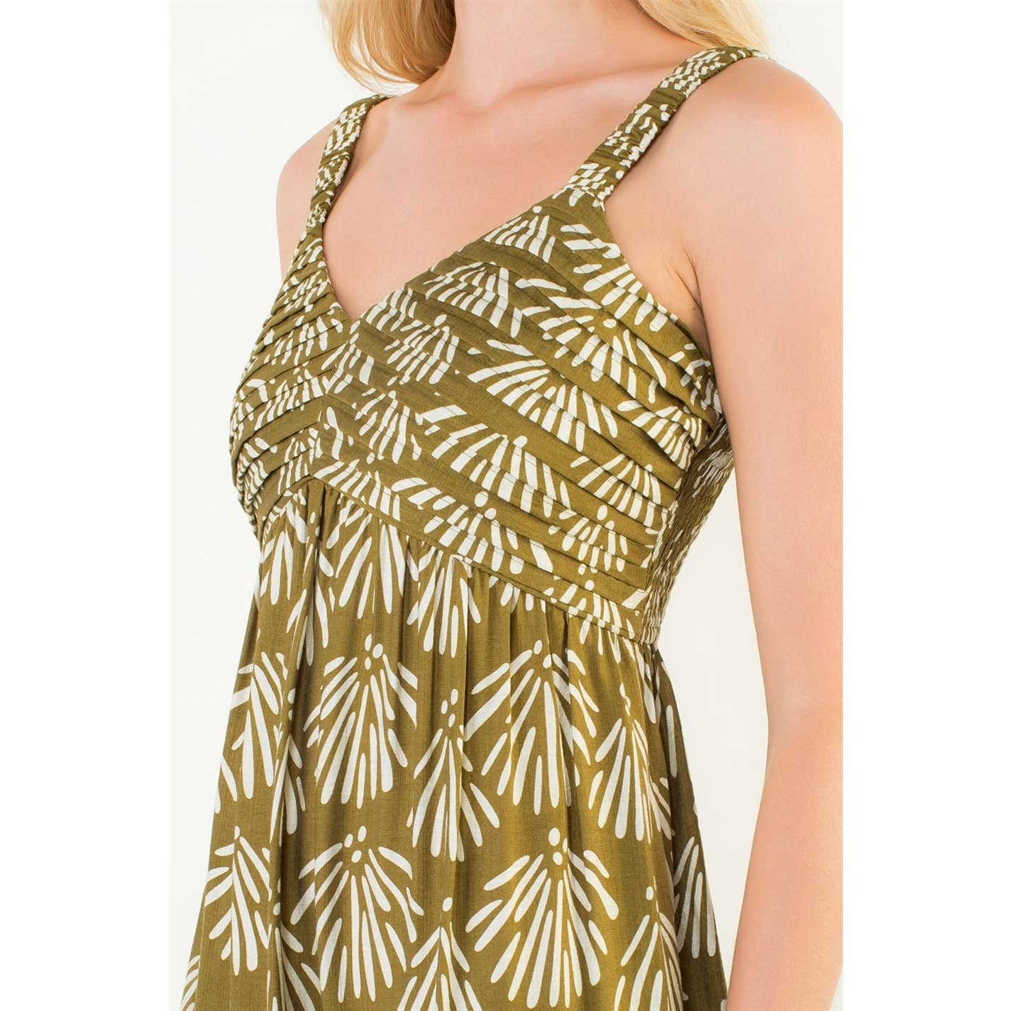 Tiered Maxi Dress- Olive