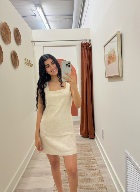 Leilani Linen Mini Dress