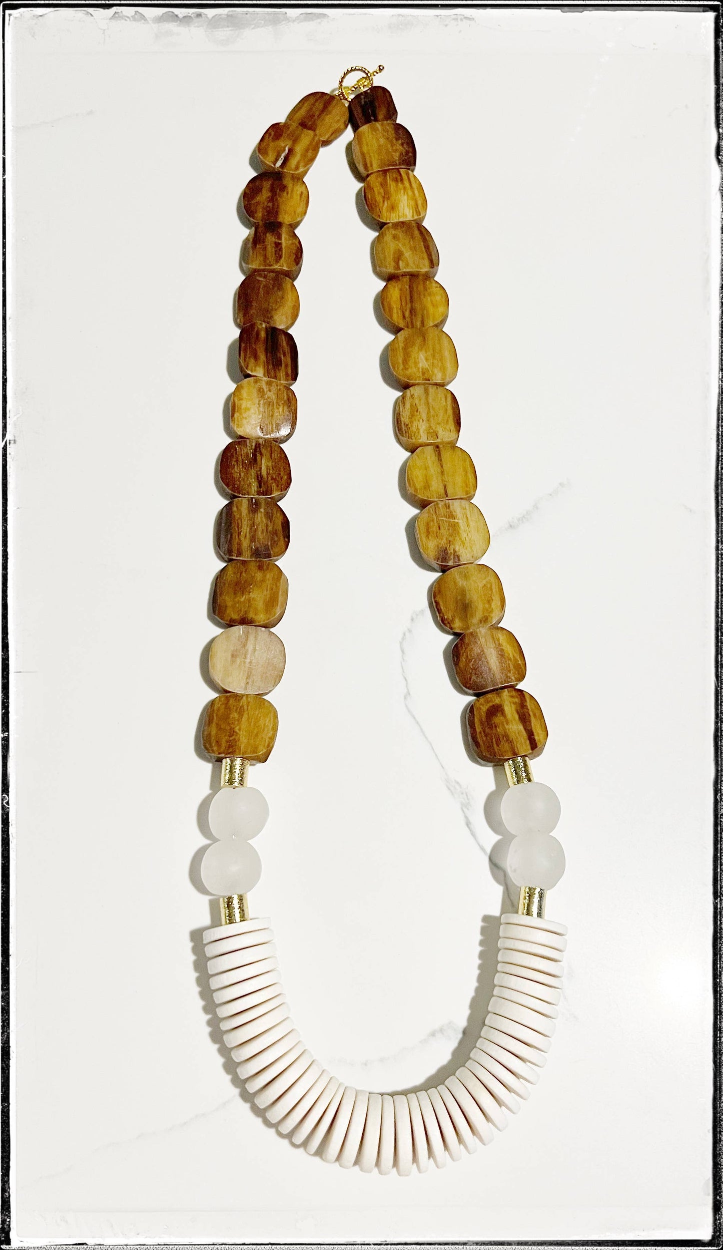 Statement Necklace - Coconut
