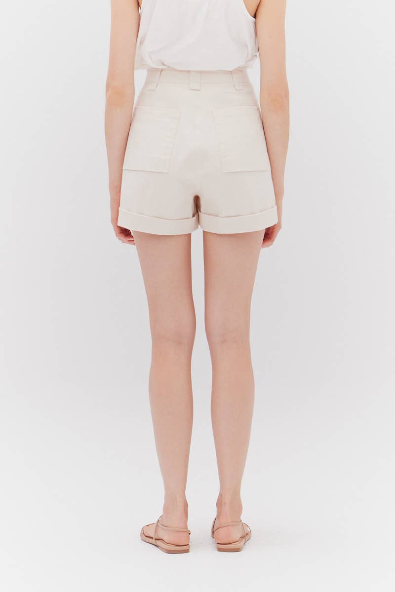 Twill Shorts - Milk