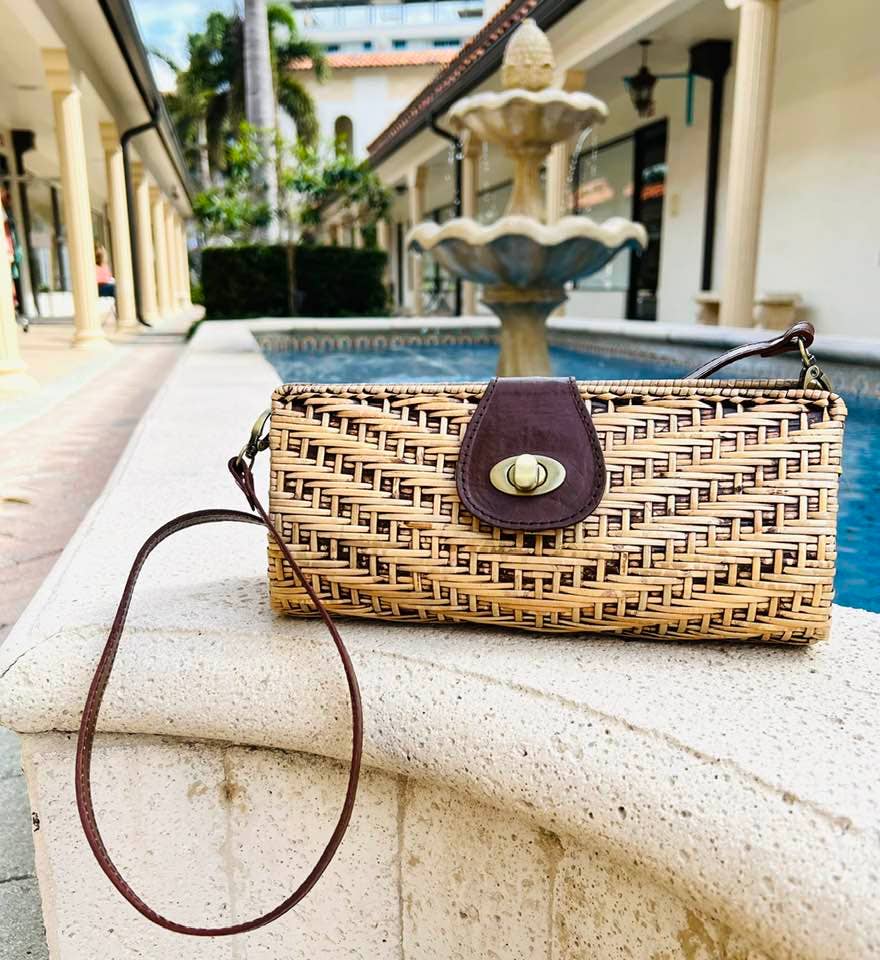 Rattan Convertable Clutch