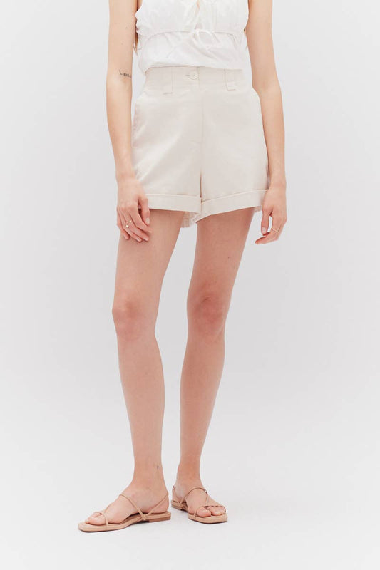 Twill Shorts - Milk