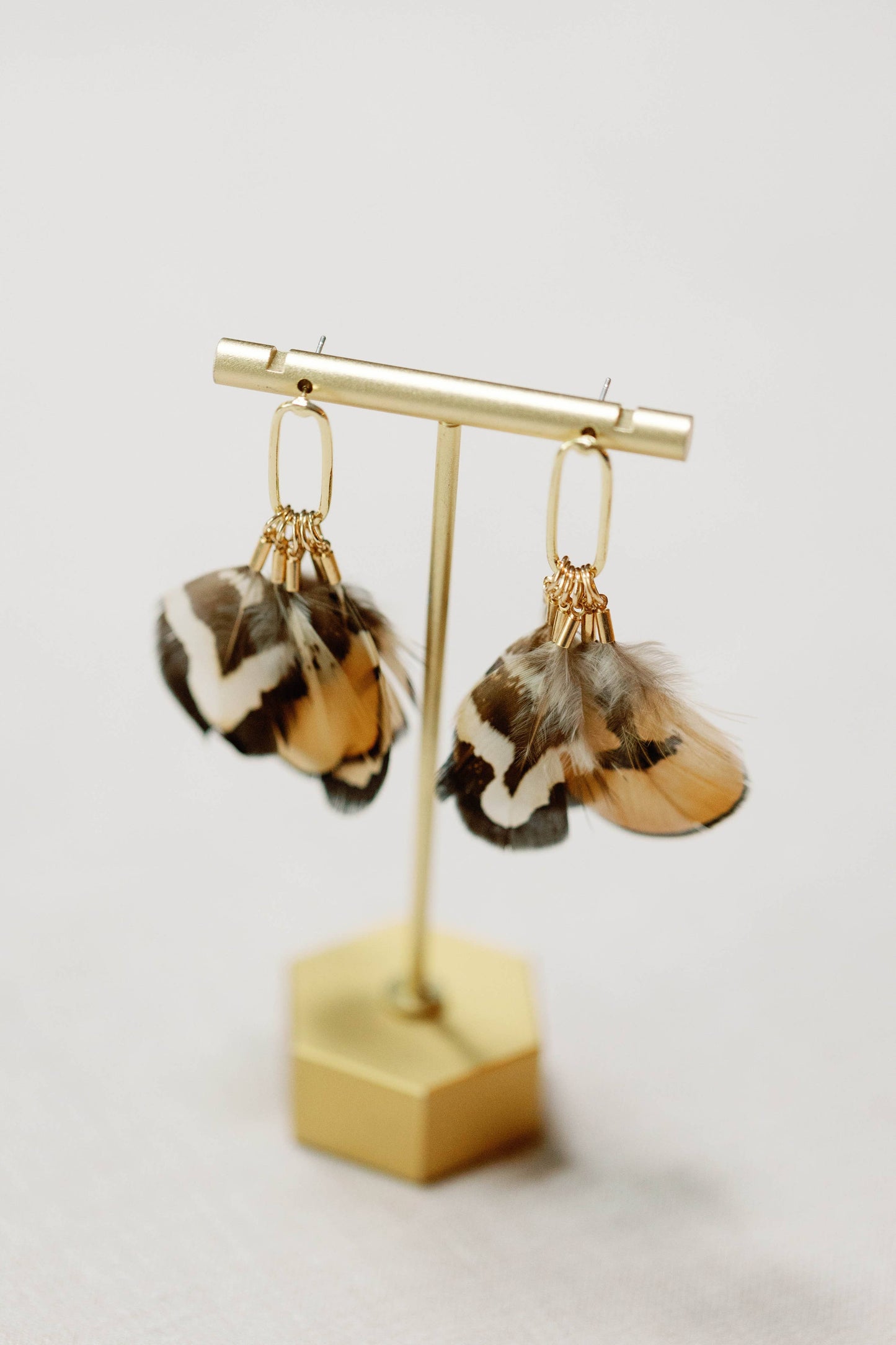 Quail Feather Earrings