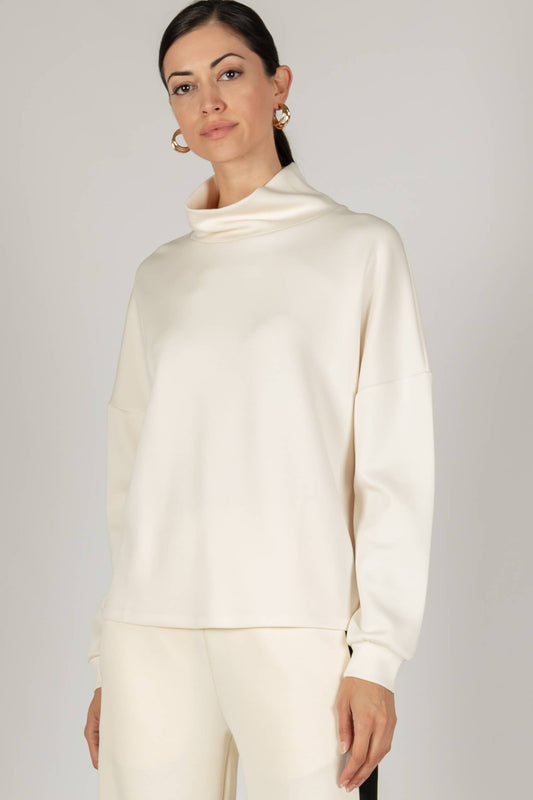 Cowl Neck Long Sleeve Top