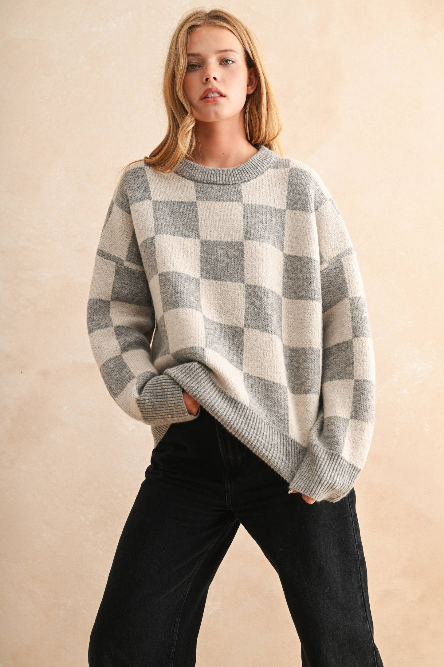 Checker Sweater