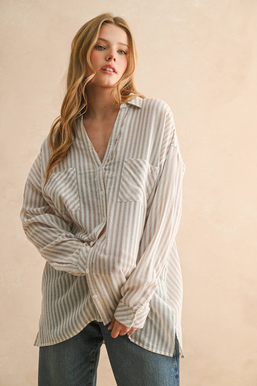 Striped Button Down