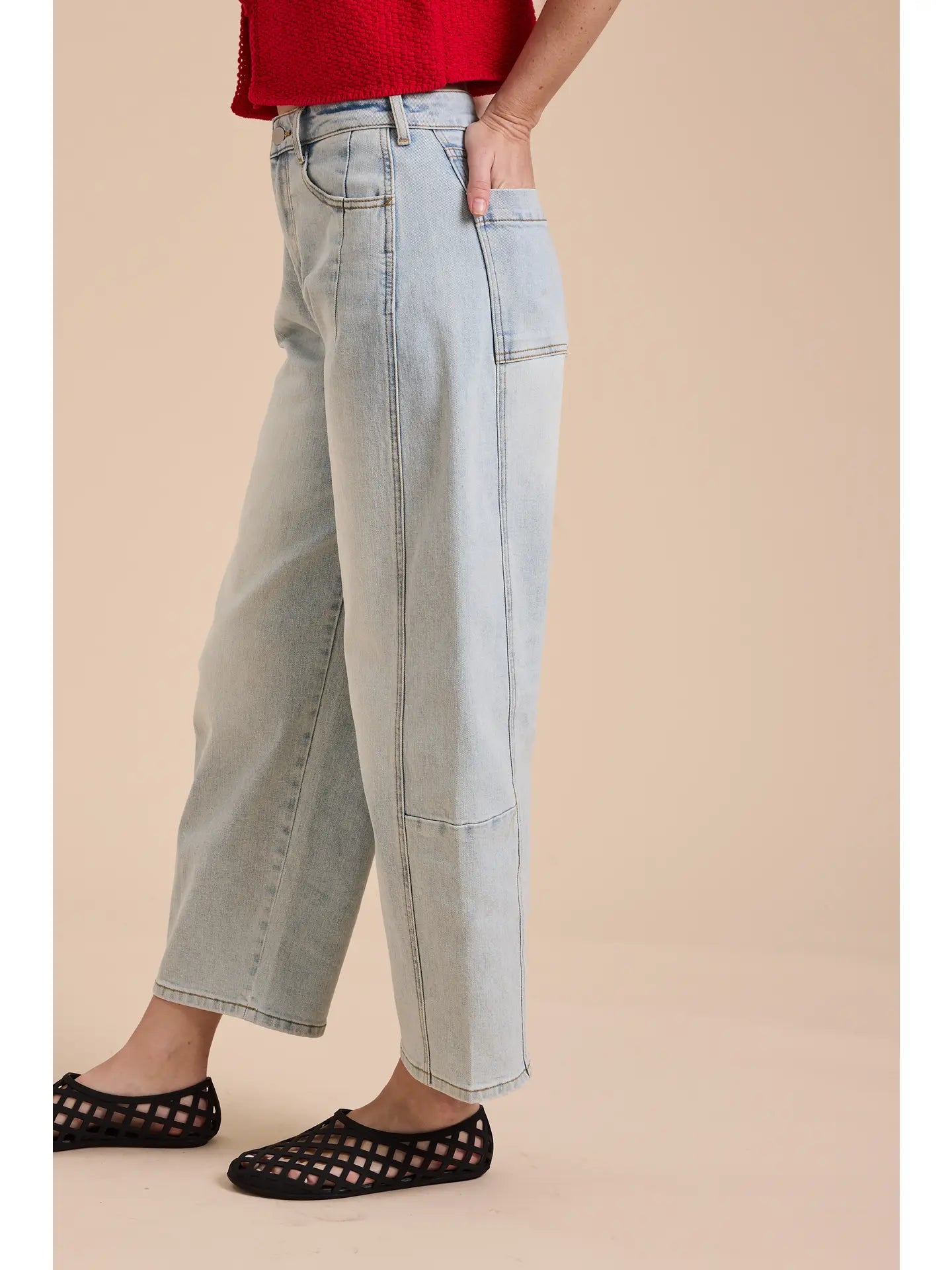 Loose Fit Denim Pants
