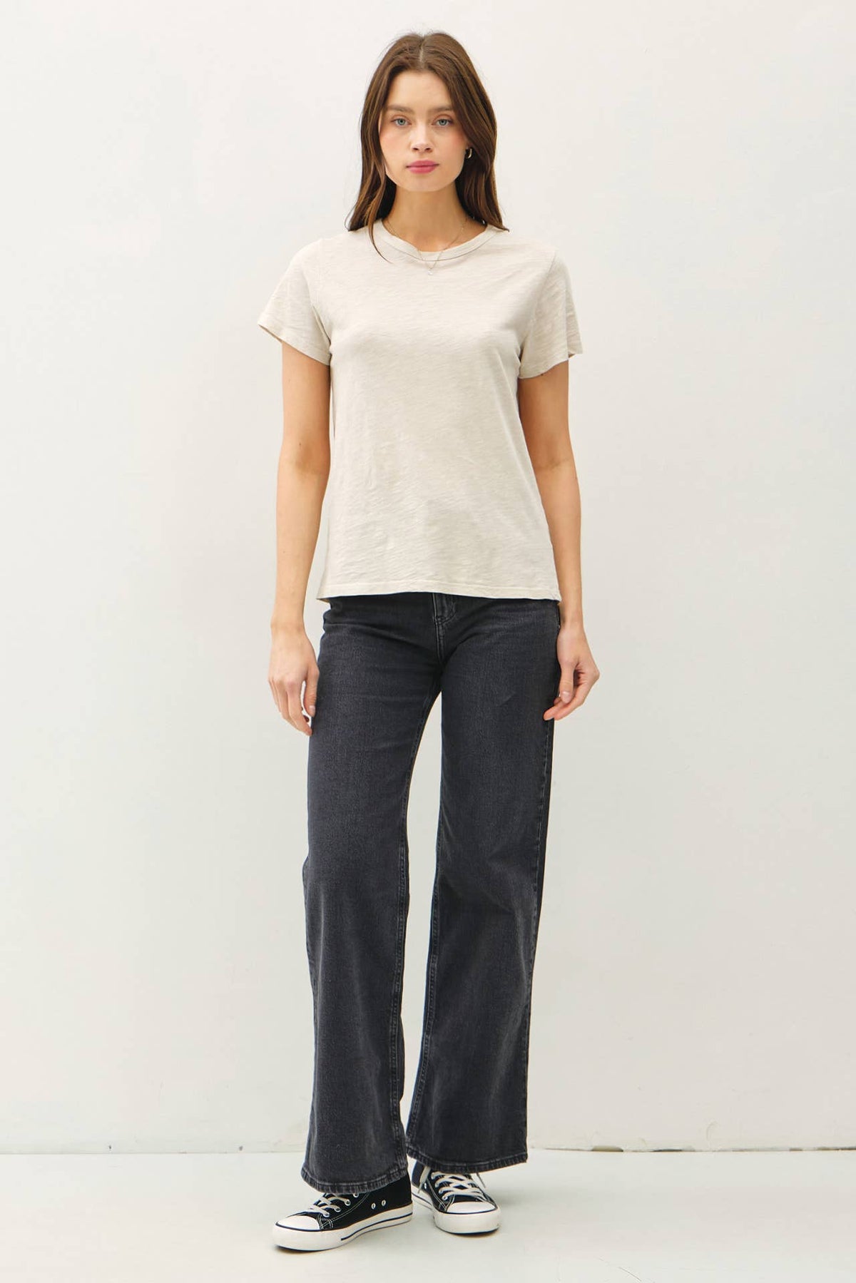 Cotton Tee / Stone