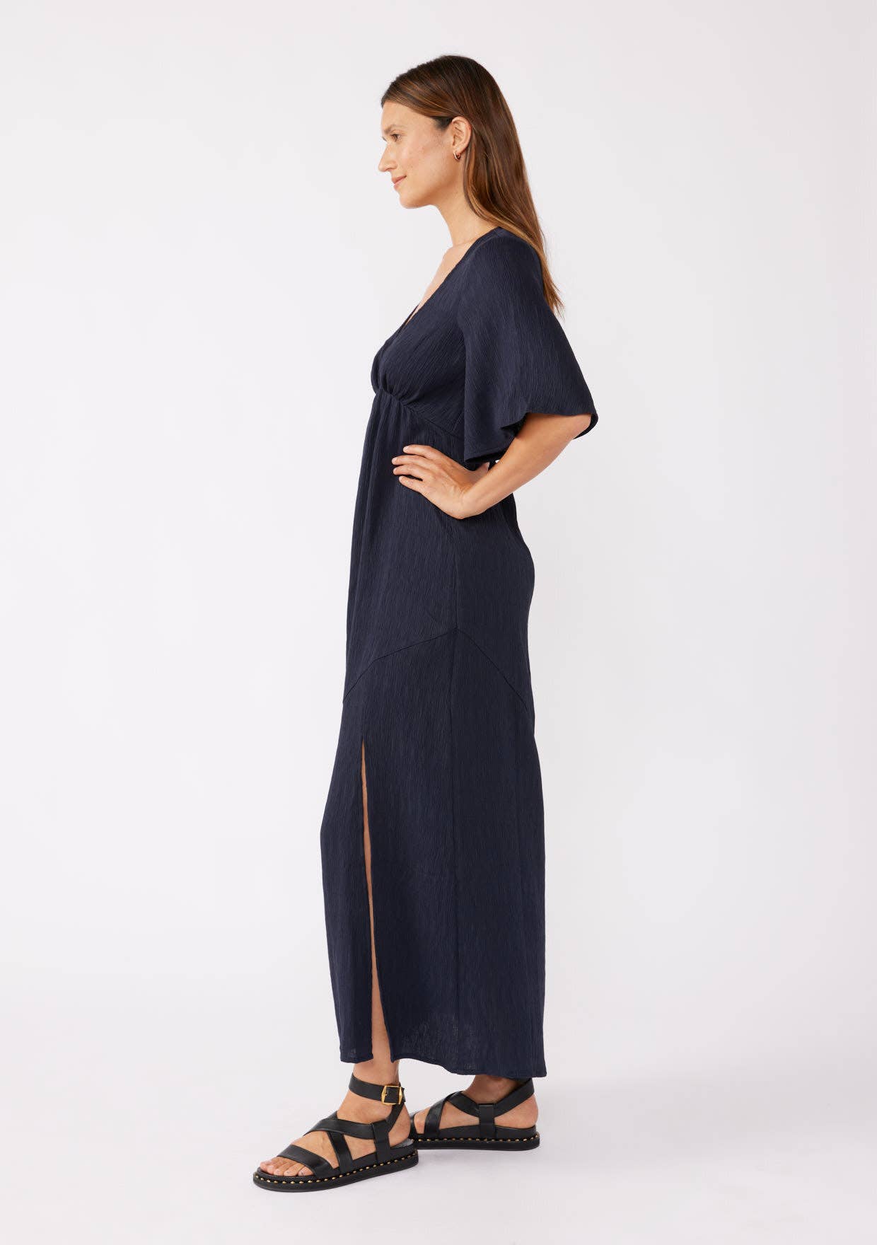Empire Maxi Dress - Navy