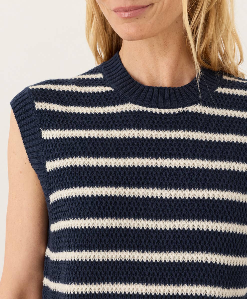 Seabreeze Striped Knit Top