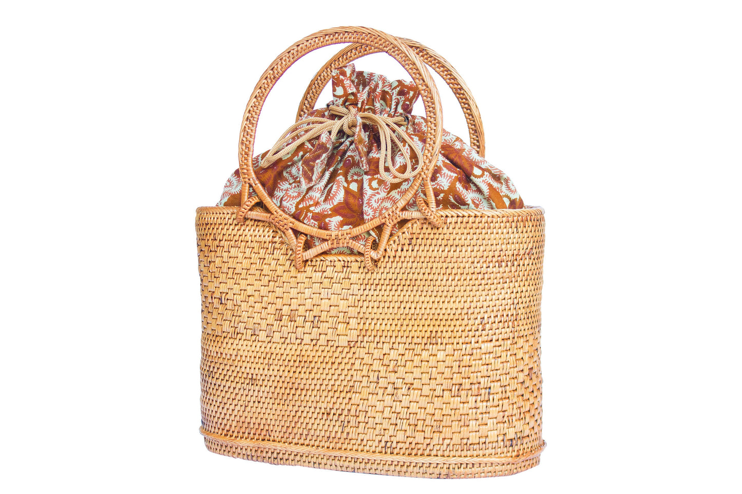 Rattan Basket Bag